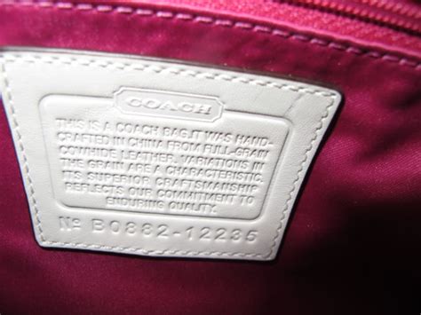 coach made in cambodia serial number